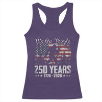 Bigfoot 250 Years American Flag Patriotic 1776 2026 Racerback Tank Top
