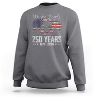 Bigfoot 250 Years American Flag Patriotic 1776 2026 Sweatshirt