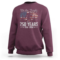 Bigfoot 250 Years American Flag Patriotic 1776 2026 Sweatshirt