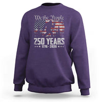 Bigfoot 250 Years American Flag Patriotic 1776 2026 Sweatshirt