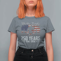 Bigfoot 250 Years American Flag Patriotic 1776 2026 T Shirt For Women