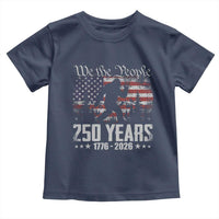Bigfoot 250 Years American Flag Patriotic 1776 2026 Toddler T Shirt