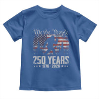 Bigfoot 250 Years American Flag Patriotic 1776 2026 Toddler T Shirt