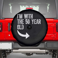 I'm With The 50 Year Old Matching Spare Tire Cover Turning 50 Funny 50th Birthday