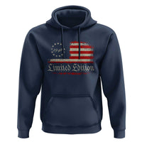 80th Birthday 1946 Limited Edition Hoodie Gifts for 80 Years Old Vintage American Flag
