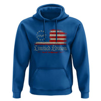 80th Birthday 1946 Limited Edition Hoodie Gifts for 80 Years Old Vintage American Flag