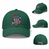 Bicentennial Babe 50th Birthday Baseball Cap Vintage 1976 Retro USA Floral
