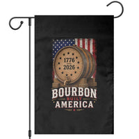 Bourbon Built America 250 Years Garden Flag Patriotic Whiskey 250th Anniversary USA