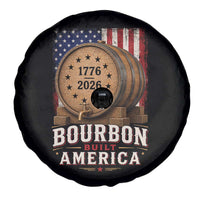 Bourbon Built America 250 Years Spare Tire Cover Patriotic Whiskey 250th Anniversary USA