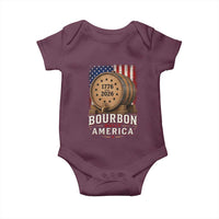 Bourbon Built America 250 Years Baby Onesie Patriotic Whiskey 250th Anniversary USA