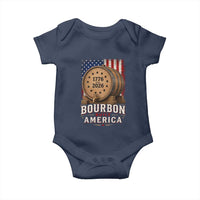 Bourbon Built America 250 Years Baby Onesie Patriotic Whiskey 250th Anniversary USA