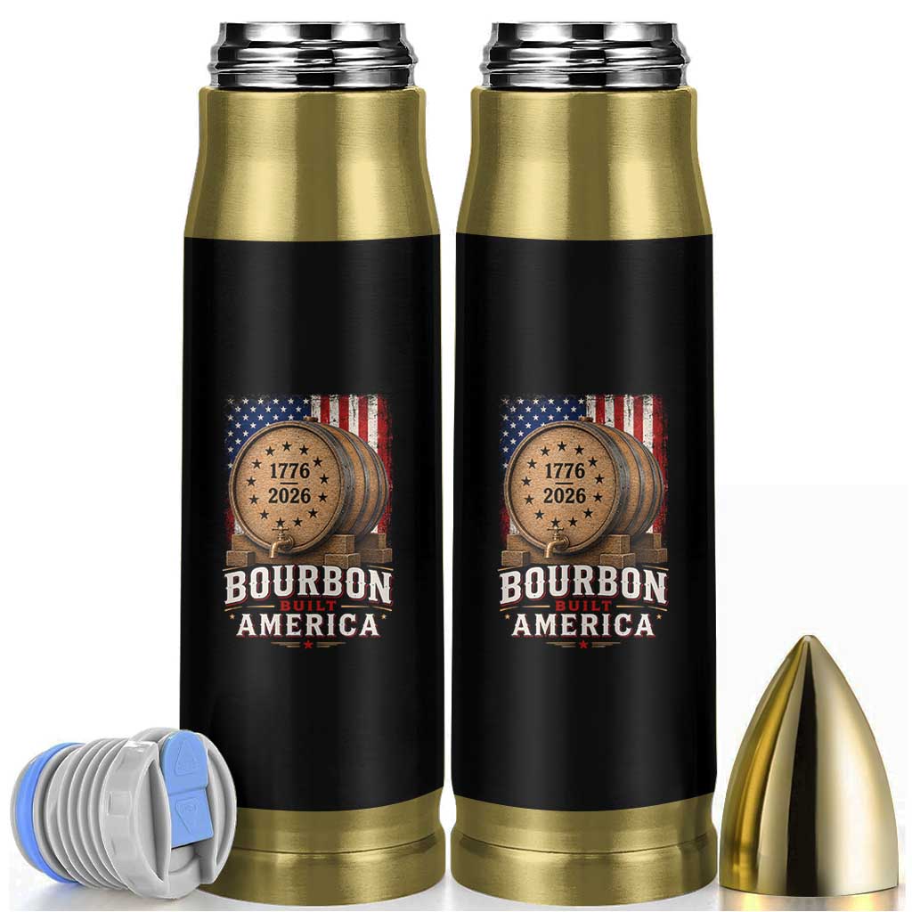 Bourbon Built America 250 Years Bullet Tumbler Patriotic Whiskey 250th Anniversary USA