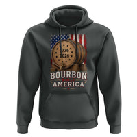 Bourbon Built America 250 Years Hoodie Patriotic Whiskey 250th Anniversary USA