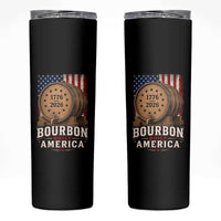 Bourbon Built America 250 Years Skinny Tumbler Patriotic Whiskey 250th Anniversary USA