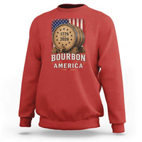 Bourbon Built America 250 Years Sweatshirt Patriotic Whiskey 250th Anniversary USA