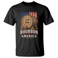 Bourbon Built America 250 Years T Shirt Patriotic Whiskey 250th Anniversary USA