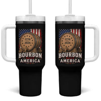 Bourbon Built America 250 Years Tumbler With Handle Patriotic Whiskey 250th Anniversary USA