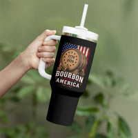 Bourbon Built America 250 Years Tumbler With Handle Patriotic Whiskey 250th Anniversary USA