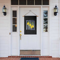 La Dolce Vita Lemon Italian Summer Garden Flag Blue Striped
