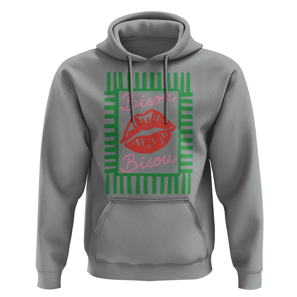 French Bisous Paris Vacation Retro Summer Vibes Hoodie