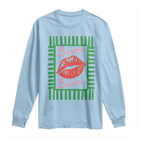 French Bisous Paris Vacation Retro Summer Vibes Long Sleeve Shirt