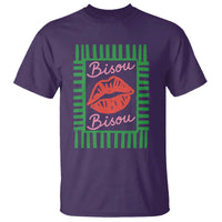 French Bisous Paris Vacation Retro Summer Vibes T Shirt