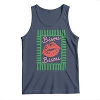French Bisous Paris Vacation Retro Summer Vibes Tank Top