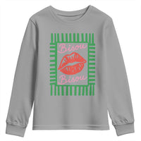 French Bisous Paris Vacation Retro Summer Vibes Youth Sweatshirt