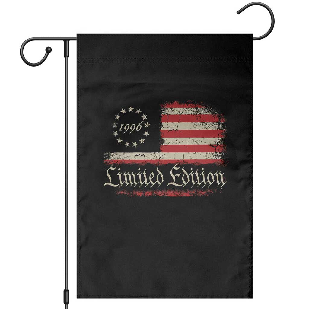 30th Birthday 1996 Limited Edition Garden Flag Gifts for 30 Years Old Vintage American Flag