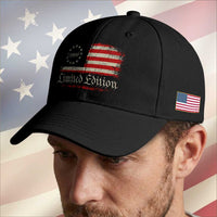 30th Birthday 1996 Limited Edition Baseball Cap Gifts for 30 Years Old Vintage American Flag