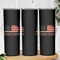 30th Birthday 1996 Limited Edition Skinny Tumbler Gifts for 30 Years Old Vintage American Flag