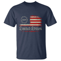 30th Birthday 1996 Limited Edition T Shirt Gifts for 30 Years Old Vintage American Flag
