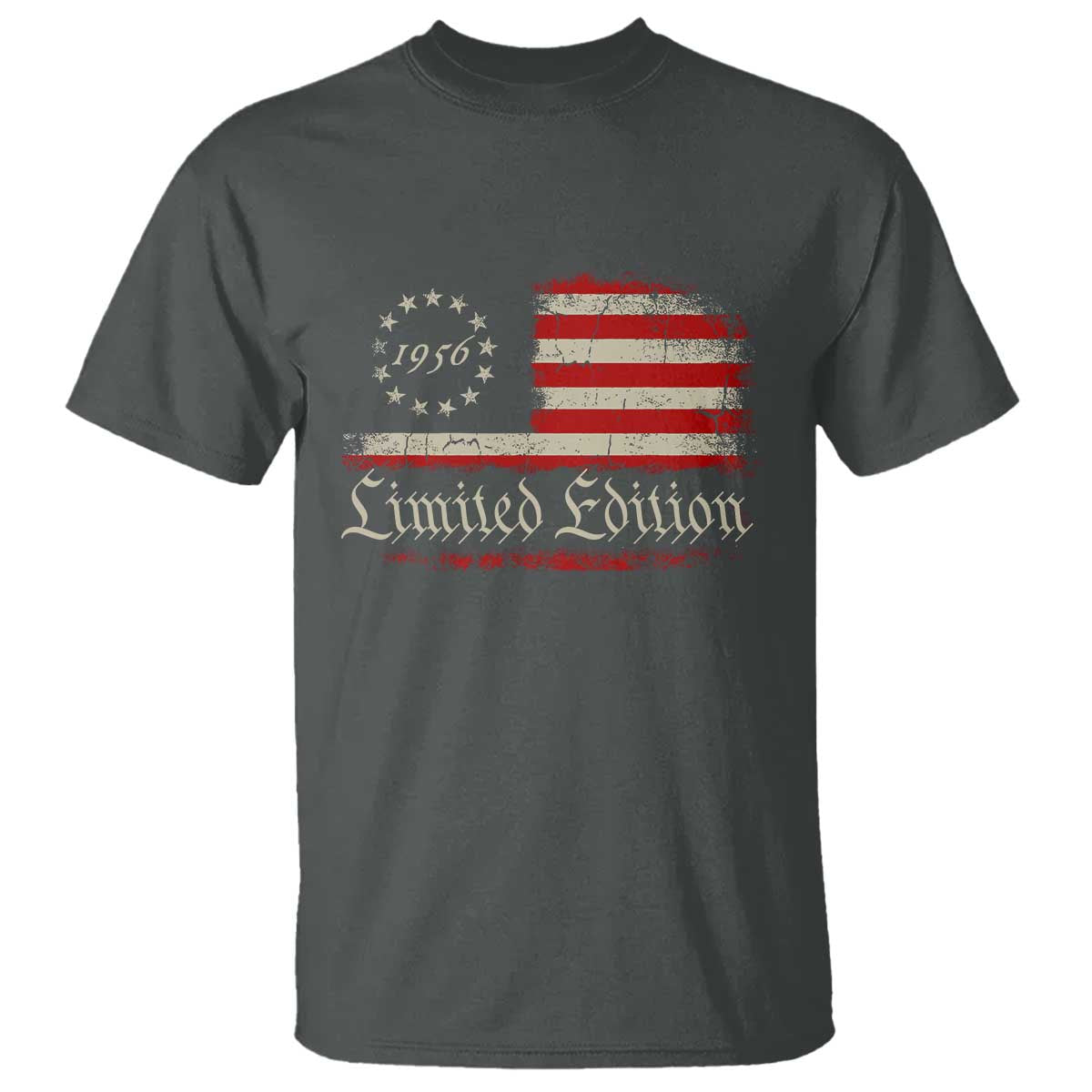 70th Birthday 1956 Limited Edition T Shirt Gifts for 70 Years Old Vintage American Flag