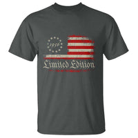 70th Birthday 1956 Limited Edition T Shirt Gifts for 70 Years Old Vintage American Flag