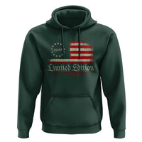 60th Birthday 1966 Limited Edition Hoodie Gifts for 60 Years Old Vintage American Flag