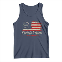60th Birthday 1966 Limited Edition Tank Top Gifts for 60 Years Old Vintage American Flag