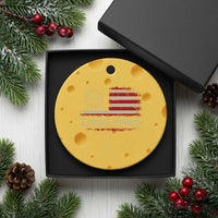 50th Birthday 1976 Limited Edition Ceramic Ornament Gifts for 50 Years Old Vintage American Flag