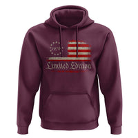 50th Birthday 1976 Limited Edition Hoodie Gifts for 50 Years Old Vintage American Flag