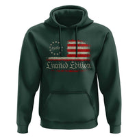 40th Birthday 1986 Limited Edition Hoodie Gifts for 40 Years Old Vintage American Flag