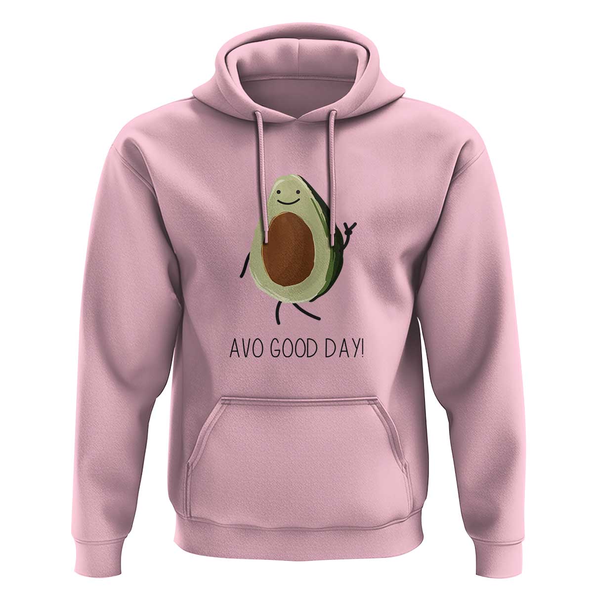 Avocado Hoodie Avo Good Day Cute Fruit - Wonder Print Shop