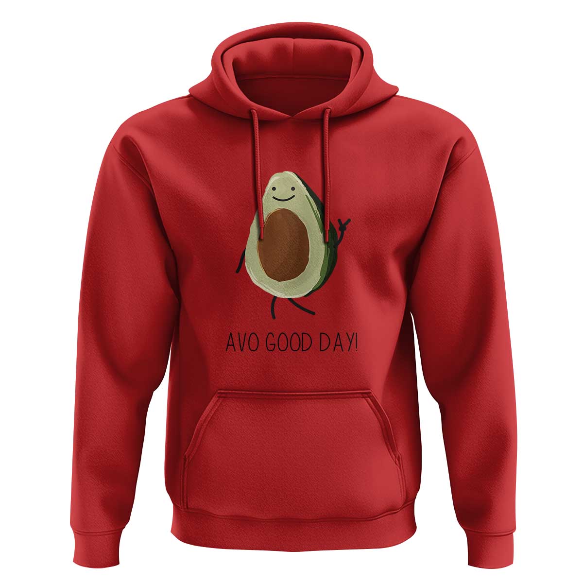 Avocado Hoodie Avo Good Day Cute Fruit - Wonder Print Shop