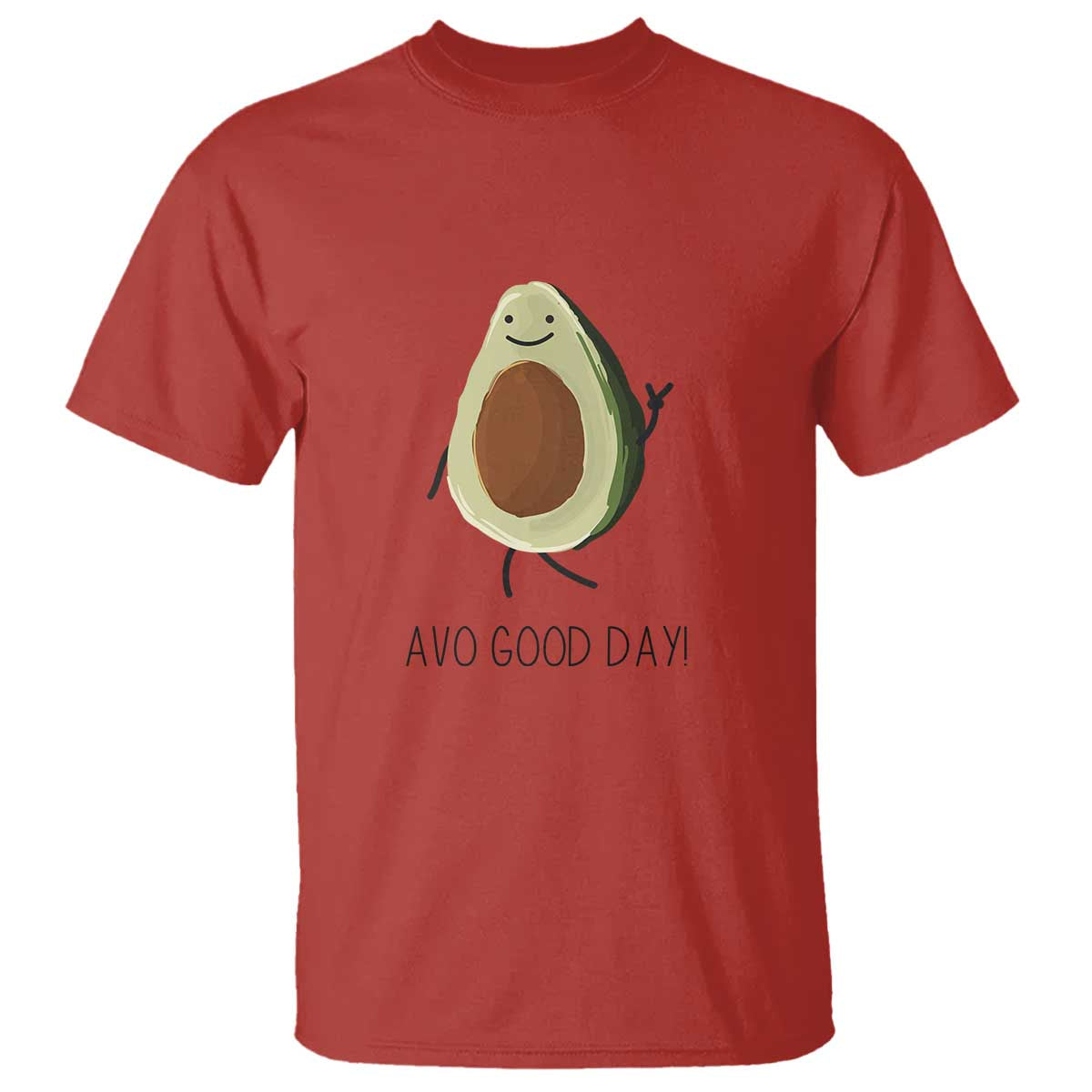 Avocado T Shirt Avo Good Day Cute Fruit - Wonder Print Shop