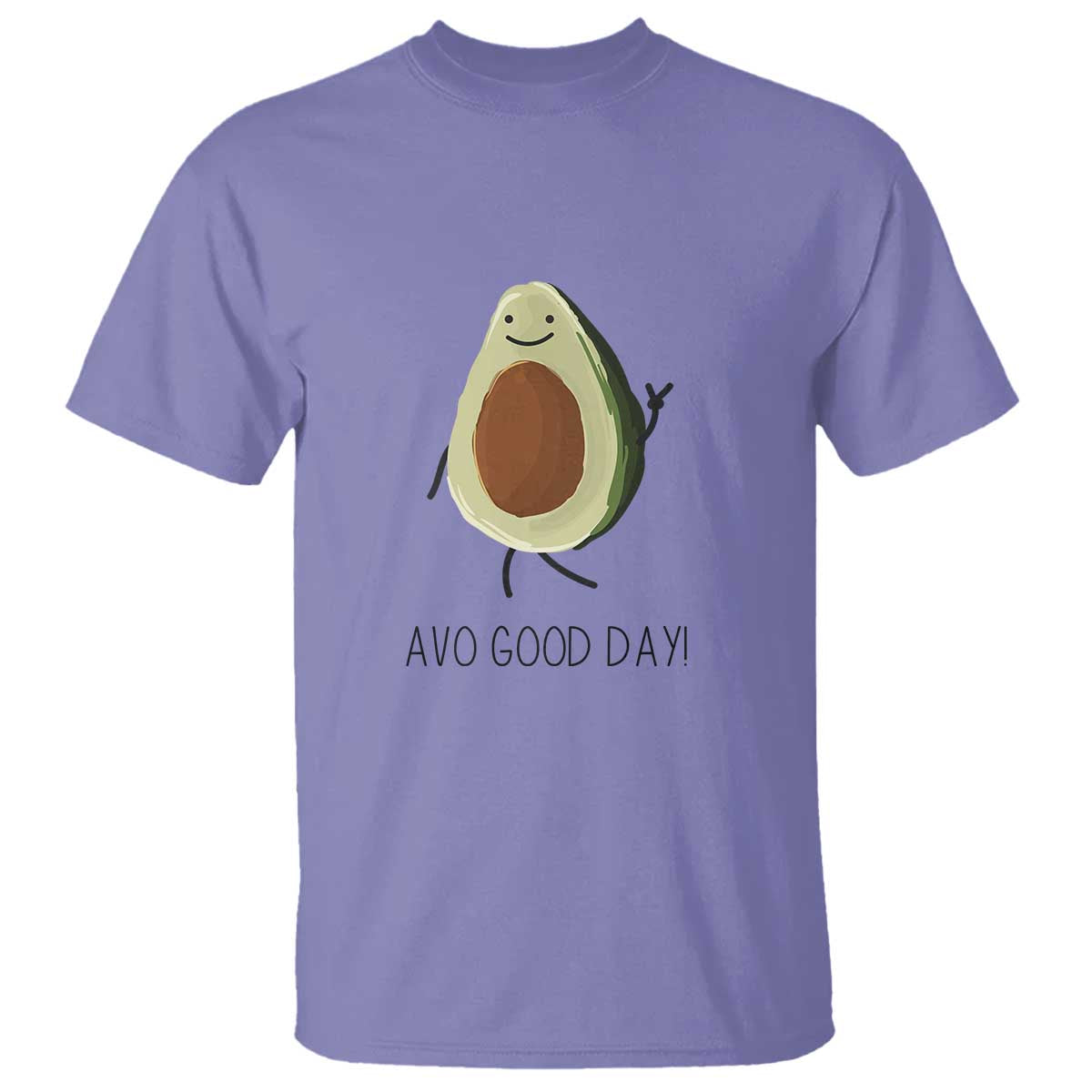 Avocado T Shirt Avo Good Day Cute Fruit - Wonder Print Shop