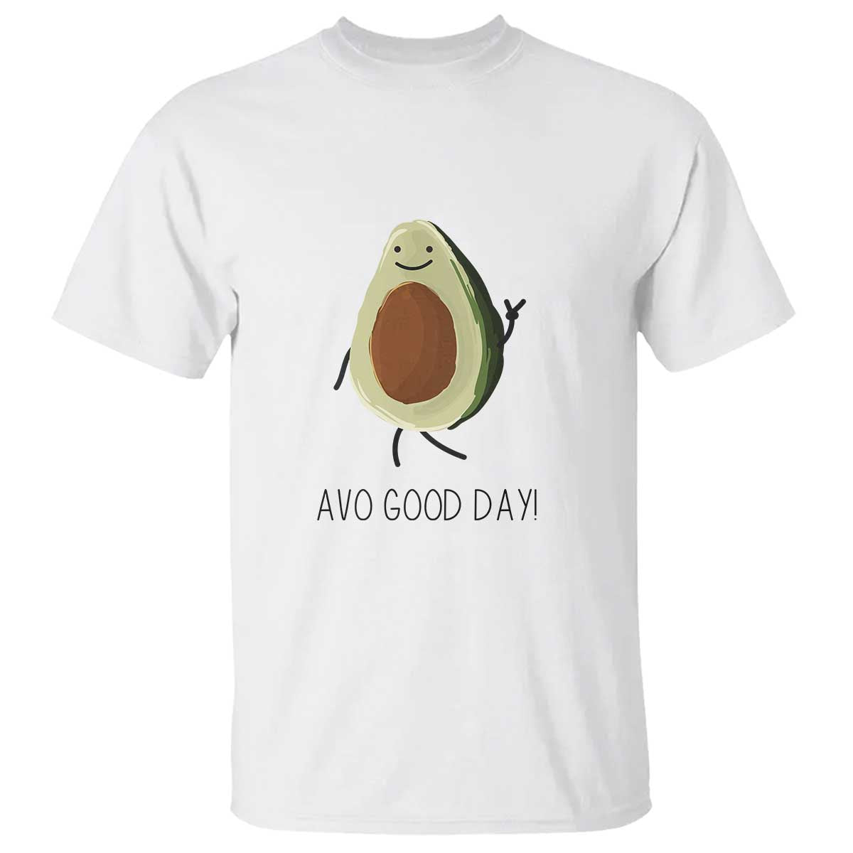 Avocado T Shirt Avo Good Day Cute Fruit - Wonder Print Shop