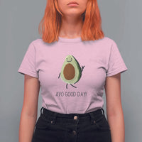 Avocado T Shirt For Women Avo Good Day Cute Fruit - Wonder Print Shop