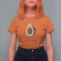Avocado T Shirt For Women Avo Good Day Cute Fruit - Wonder Print Shop