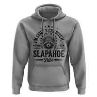 Funny I'm Chief Kickabitch From The Slapahoe Tribe Hoodie Native American Racoon - Wonder Print Shop