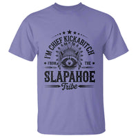 Funny I'm Chief Kickabitch From The Slapahoe Tribe T Shirt Native American Racoon - Wonder Print Shop