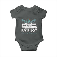 Funny RV Pilot Camping Baby Onesie Enjoying The Journey Motorhome Travel Vacation - Wonder Print Shop