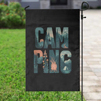 Funny Camping Nature Adventure Campfire Tent Mountains Garden Flag - Wonder Print Shop